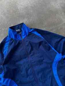 Veste de sport surdimensionnée personnalisée, couleur camouflage, blocs de couleur, fermeture éclair, coupe-vent unisexe, légère, polyester/coton, logo sur le devant, enduite - Product Image 2