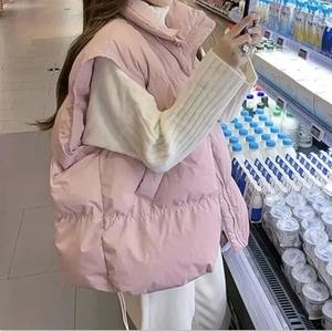 Blouson Bomber Imprimé Style Coréen pour Femme 2023 Coupe Ample Col Montant Réversible Imperméable Respirant en Nylon - Product Image 4