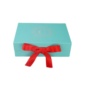 Customizable <b>Black</b> Collapsible Kraft Ribbon Carton Reverse Tuck End Folding Gift <b>Boxes</b> UV Wholesale Magnetic Recycled Materials - Product Image 5