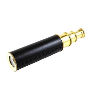 14" Polished Brass Antique Nautical Spyglass Telescope Alloy Monocular with Black Grip Handmade and <b>Presented</b> in Wooden <b>Box</b> - Product Image 1