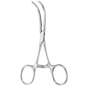 Pince chirurgicale manuelle DeBakey Bulldog de haute qualité |   Pince microvasculaire en acier inoxydable à anneau angulaire de 90 degrés pour les interventions délicates - Product Image 1