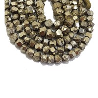 Pierre brute pyrite brin pépite perles cristal reiki pierre de guérison collier percé pour femmes fournitures de fabrication de bijoux