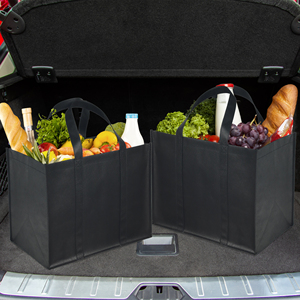 Custom Eco-Friendly Non-Woven Tote <b>Bag</b> Reinforced Handle Medium Size <b>Long</b>-Lasting Reusable Shopping <b>Bag</b> for Groceries Retail Use - Product Image 5