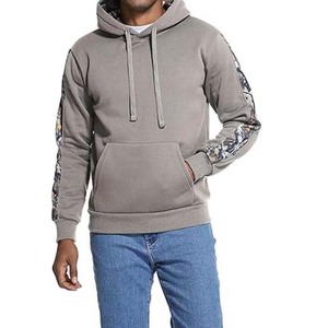 เสื้อฮู้ดสวมหัวผ้าคอตตอน100% หนักของผู้ชายดีไซน์ใหม่พิมพ์โลโก้สำหรับฤดูหนาว - Product Image 4