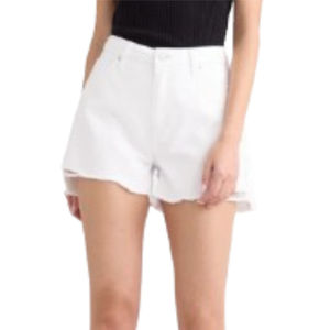 Vente en gros de shorts en jean blancs pour femmes, style détresse, shorts d'été 100% coton de haute qualité pour femmes - Product Image 5