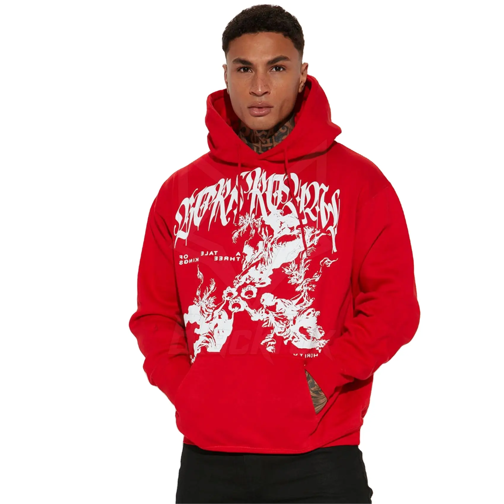 Wholesale Top Quality Hoodie Clothing Man Printed Pullover Hoodie Custom Heavy Weight Cotton OEM Street Wear Fashion
