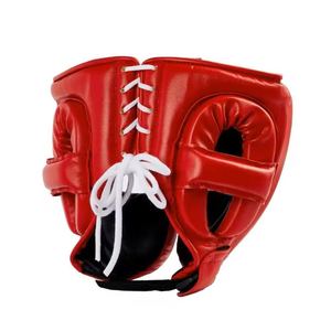 Conjunto de Boxeo Winning Personalizado en Cuero Vacuno Rojo, Guantes de Boxeo, Protector de Cabeza, Protector Inguinal, Conjuntos de Sparring Winning SI-BSS-018 - Product Image 6