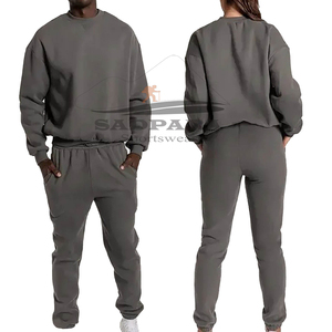 Professionnel de haute qualité respirant 100% coton piste survêtement ensembles vêtements de sport personnalisés coupe régulière survêtement pour hommes personnalisé - Product Image 5