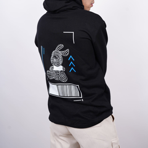 2025 dernière conception de haute qualité 100% pur coton 450 Gsm pull à capuche poche kangourou cordon avant arrière écran hiver - Product Image 6