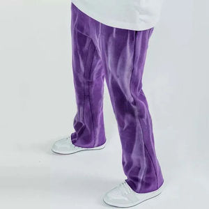 Pantalon de survêtement décontracté pour hommes Qualité supérieure Vente en gros Conception personnalisée Pantalon évasé Teint uni pour un usage quotidien confortable - Product Image 3