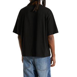 Camiseta de gran tamaño de lujo para hombre, camiseta en blanco personalizable con diseño cuadrado pesado personalizado de algodón 100% de alta calidad - Product Image 3