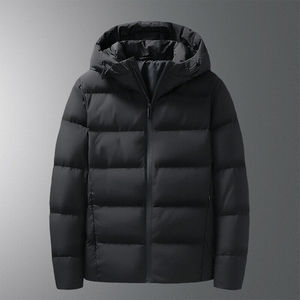 Vente en gros OEM vestes d'hiver en duvet d'hiver épaisses veste en coton rembourrée pour hommes veste matelassée à capuche pour l'extérieur veste matelassée surdimensionnée pour hommes - Product Image 2