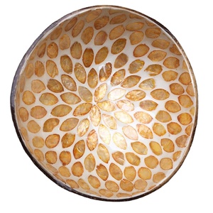 Cuencos creativos de estilo vietnamita para el hogar, cuenco de coco Natural respetuoso con el medio ambiente, tazón de cáscara de coco, fruta de coco, ensalada, fideos - Product Image 1