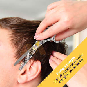 Ciseaux à effiler réutilisables, outil de coiffure professionnel, bord tranchant, ciseaux à effiler pour barbier - Product Image 6