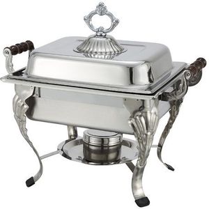 Chauffe-plats en métal en acier inoxydable pour buffet de luxe pour la restauration hôtel mariage banquet fête et restaurant servant utilisation - Product Image 1