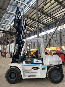 Carretillas elevadoras de segunda mano de marca japonesa a la venta, máquina original con altura aumentada en 5 metros - Product Image 2