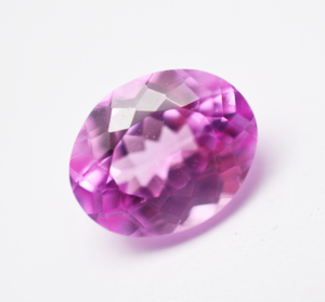 Pierre précieuse lâche saphir ovale de laboratoire 11X9mm 12X9mm 12X10mm 14X10mm 16X12mm saphir rose corindon pierre précieuse - Product Image 3