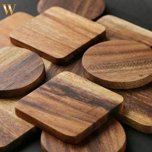 Sous-verres artisanaux en bois massif – Tapis de protection durables pour tasses à café, thé et bière – Vente en gros - Product Image 6