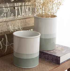 Matte Finish Eco-Friendly <b>Ceramic</b> Utensil Holder for Kitchen | Heavy Weight Dishwasher Oven Safe <b>Spoon</b> Tool Storage Jar | Modern - Product Image 6