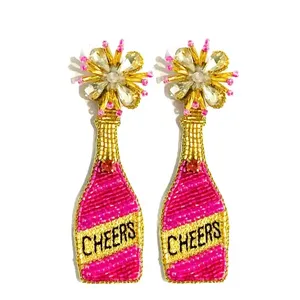 2023 Top Trending proveedor indio bordado a mano con cuentas pendientes colgantes de perlas nuevo último diseño perfecto regalo de moda - Product Image 6