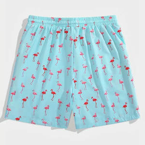 Short imprimé personnalisé pour homme Short de bain en polyester léger et extensible à séchage rapide, parfait pour les activités de plein air et les vêtements décontractés - Product Image 4