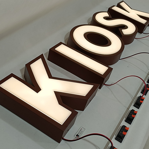 3D LED <b>Logo</b> Board Customized LED Signage Outdoor Advertising Letter Sign LED lighting Business Sign - Product Image 3