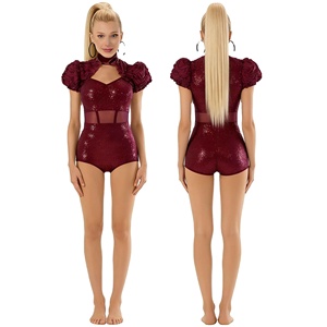 Jersey sin Mangas con Pedrería Moderna, Material Cómodo y Flexible, Ideal para Uniformes de Animadoras - Product Image 1