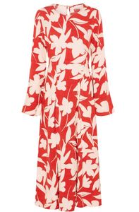 2025New et Sexy femmes à manches longues été Maxi robe décontracté conception ukrainienne brodé perlé détail tissu Europe plage - Product Image 3