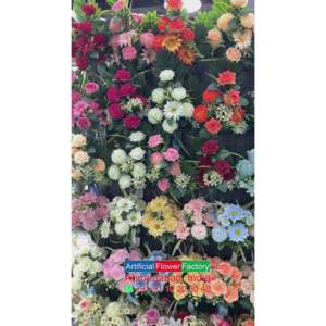 Spray Floral Artificial Magenta AFF Stick-82 - Product Image 2