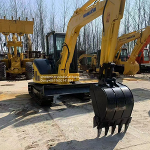 Komatsu PC55MR Japon Excavatrice d'occasion 90% Nouveau jaune 5ton Yanmar Moteur utilisé Offre Spéciale 1 an de garantie - Product Image 1