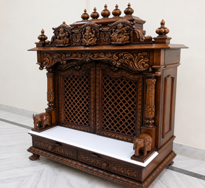 Handmade Indian Teak Wood Handicraft Temples Buy Indian Teak Wooden Temples/<b>Mandir</b> Traditional Teak Wooden Temples for Home USA - Product Image 5