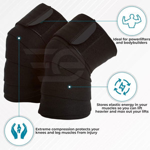 Genouillères réglables, équipement de sport, absorption des chocs, pour volley-ball, basket-ball, cyclisme, randonnée, protection extérieure - Product Image 3