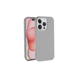 Coque en silicone liquide LSR de qualité supérieure pour Apple pour iPhone 16 Pro Max Ins Retail Étui de protection antichoc argenté A22 A50 - Product Image 1