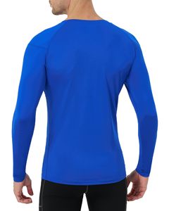 Ensemble de Rashguard personnalisé pour la salle de sport et l'entraînement à séchage rapide Spandex Compression Fit Full Sleeve Sportswear OEM Pakistan Factory - Product Image 3