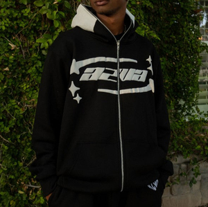 Sudaderas con capucha de esqueleto de diamantes de imitación para hombre de nueva moda en color negro de talla grande sudaderas de moda para niños con diseño personalizado - Product Image 2