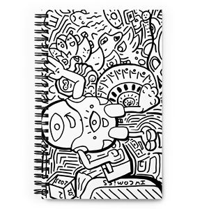 IW Comics # Quaderno a 9 spirali con copertina in carta resistente e rilegatura a spirale - Product Image 1