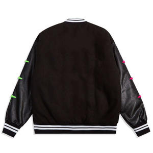 แจ็กเก็ตสไตล์คลาสสิกย้อนยุคสำหรับนักศึกษาเสื้อนอกบุด้วยการปักลาย - Product Image 2