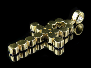 Moissnaite personnalisé diamant croix jésus pendentif superbe entièrement glacé VVS diamant bijoux en argent pour hommes femmes - Product Image 6