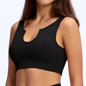 Sujetador deportivo Sexy para mujer más vendido para Fitness y Yoga Sujetador deportivo transpirable de alto soporte para gimnasio y correr al por mayor sin costuras - Product Image 5