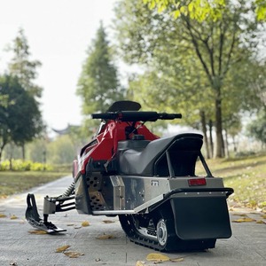 Motoneige rouge à essence pour adultes, véhicule tout-terrain, 4 temps, monocylindre, moto à chenilles pour enfants - Product Image 4