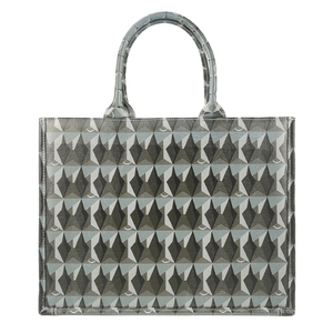 Luxury Women's Designer Private Label Letter Print <b>Canvas</b> Coated Fabric Women's Travel Shopping <b>Tote</b> Bag - Product Image 3