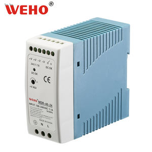 <span class=keywords><strong>Alimentation</strong></span> électrique <span class=keywords><strong>à</strong></span> <span class=keywords><strong>découpage</strong></span> industrielle MDR série AC/DC ultra-mince sur rail DIN, 10W, 20W, 40W, 60W, 100W, 5V, 12V, 24V, 36V, 48V - Product Image 2