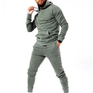 Ensemble de deux pièces en tissu respirant personnalisé, survêtement de sérigraphie délavé à l'acide pour hommes, nouvel arrivage - Product Image 6