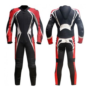 Diseño del cliente Impresión de logotipo Traje de carrera de cuero de motocicleta Traje de carreras de motorista Último estilo Traje de bicicleta de motor - Product Image 2