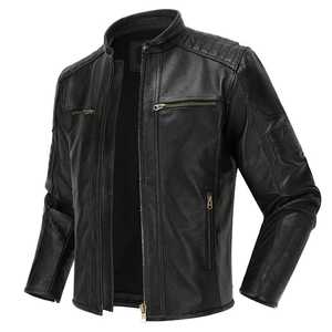 Chaqueta de Motociclista de Piel de Oveja de Lana de Alta Calidad Estilo Urbano para Hombre, Diseño de Camuflaje en Todos los Colores, Personalizable, para Invierno - Product Image 5