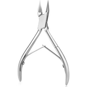 Cortador de Cutículas de Lujo para Manicura y Pedicura, 11 cm, Mango Liso, Resorte de Doble Alambre, Acero Inoxidable, Cortador de Esquinas 2026 - Product Image 1