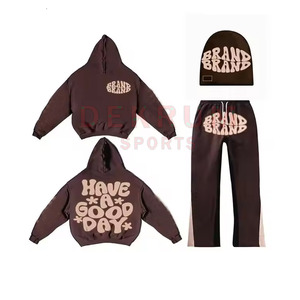 Vente en gros OEM Survêtement à impression bouffante à manches longues pour hommes Survêtement d'entraînement de haute qualité - Product Image 5