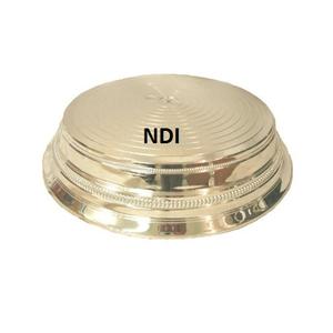 Diseño hecho a mano acabado dorado redondo comida pastel servidor soporte bodas fiesta cumpleaños pastel servir Metal pastel soporte - Product Image 1