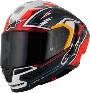 Casque de moto de qualité supérieure Alpine stars Supertech R10 FIM - Pe dro Acostaa - Product Image 1