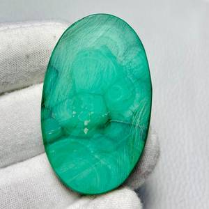 Natural Green Malachite Gemstone Cabochon Smooth Green Beautiful Malachite Gemstone Flat <b>Back</b> Malachite Cabochon <b>Low</b> Prices Gems - Product Image 4